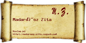 Madarász Zita névjegykártya